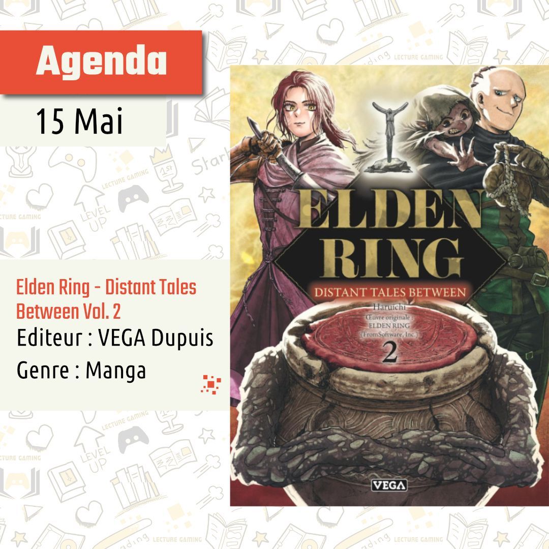 Lecture_Gaming's tweet photo. Elden Ring - Distant Tales Between Vol. 2 @vegalivres
Voilà un second volume qui a pris son temps pour arriver. Elden ring Distant Tales Between s’adresse avant tout aux initiés du lore de #EldenRing qui pourront mieux comprendre les péripéties des différents personnages. https://t.co/vHMrNN8csP