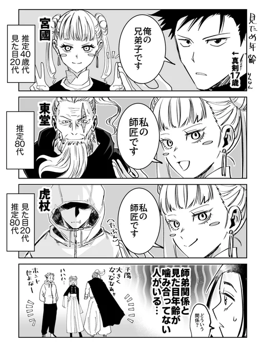 モ呪の複雑な師弟関係 