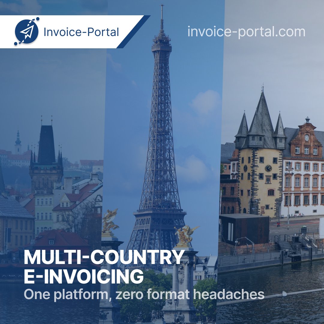 Webware24's tweet photo. Sending invoices across Europe?
🇵🇱 KSeF • 🇩🇪 XRechnung • 🇧🇪 Peppol BIS • 🇫🇷 Factur-X
Different countries = different formats, rules, validation.
Keeping up manually? Nearly impossible.
Thread 👇 #eInvoicing https://t.co/CeWj7Bavpv