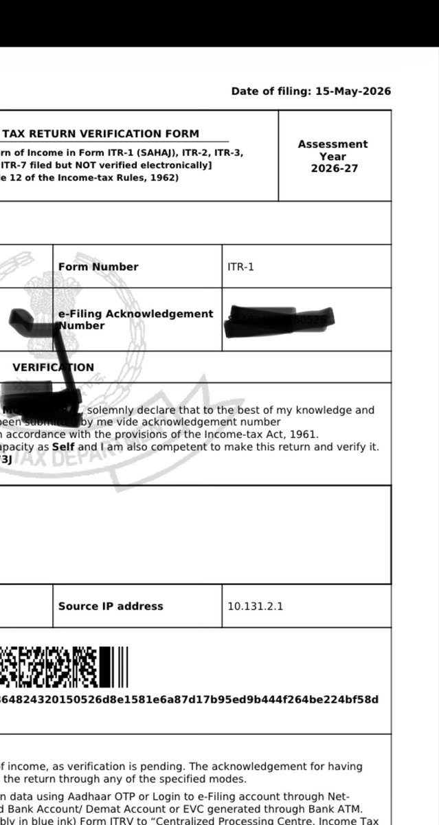 Ca_Bhab's tweet photo. Our office has filed 1st return for AY 26-27

Hoping for fast processing &amp;refunds
#incometax #itr #taxfiling https://t.co/qKIS7I80bZ