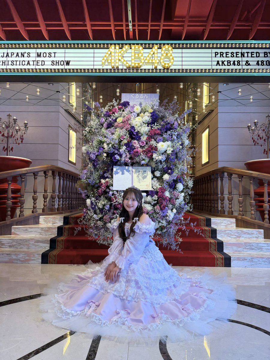 48Suzuha_16LOVE's tweet photo. 💐💜 https://t.co/7twBJUk0SH