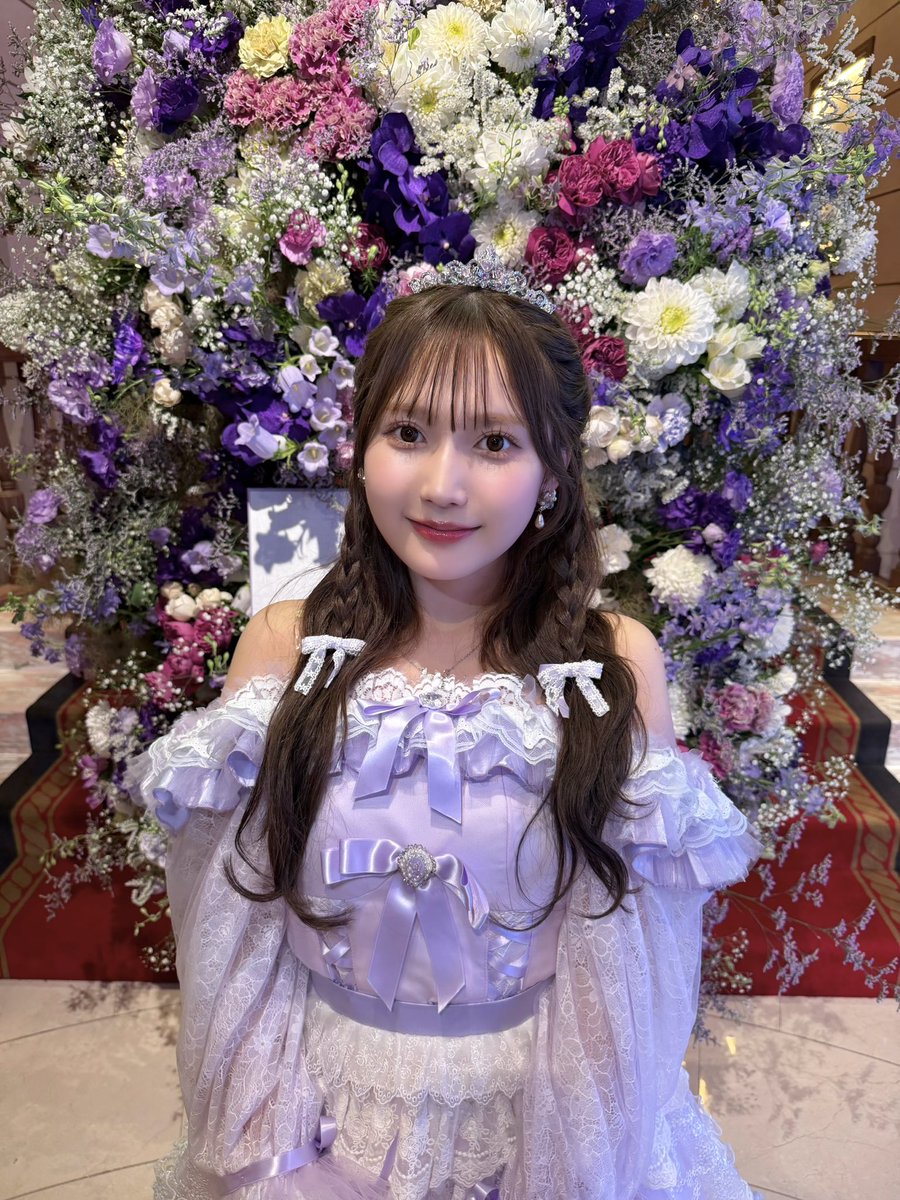 48Suzuha_16LOVE's tweet photo. 💐💜 https://t.co/7twBJUk0SH