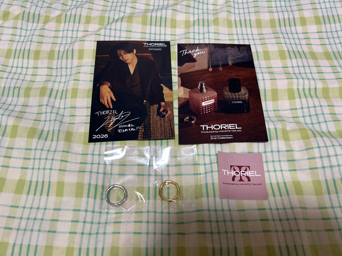 はやちんのブランド【THORIEL】の第2弾が届いた😆😆😆 今回は、指輪