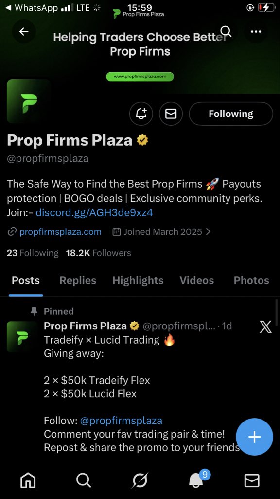 DannyGeorg7777's tweet photo. @propfirmsplaza https://t.co/pJ11gNJSHI
