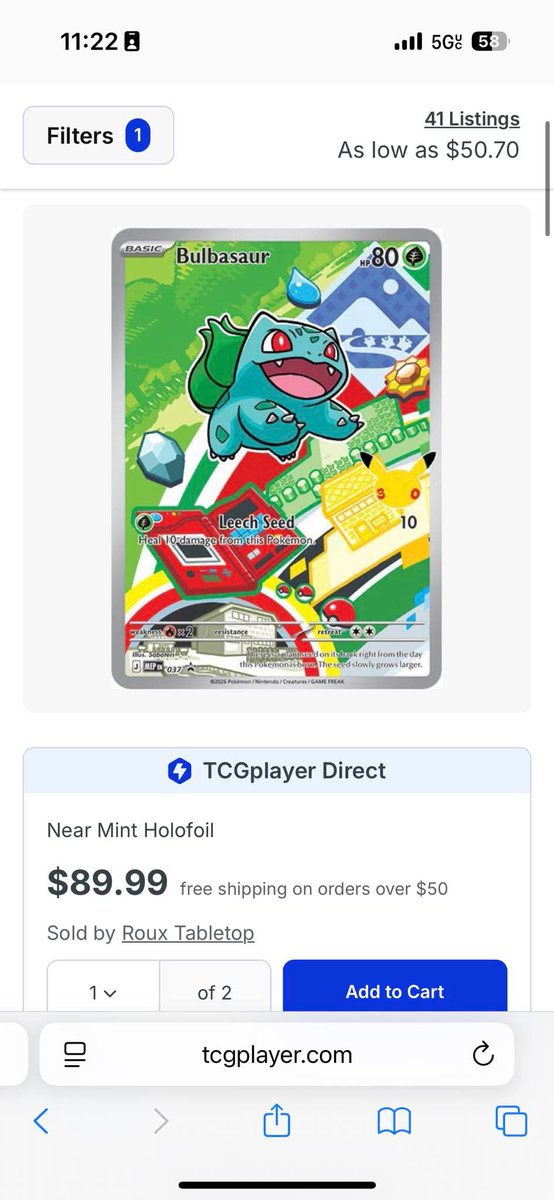 GatewayCollects's tweet photo. This card is NOT worth $90,$70 hell even $40. I don't know a soul who would pay these prices for a card like this. Especially for the least popular starter. https://t.co/oIRHsLHmGp