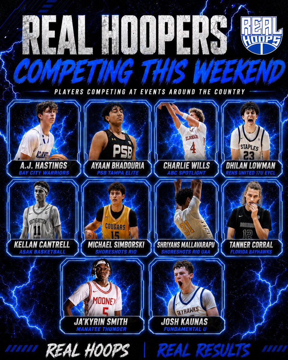 CoachTylerPap's tweet photo. Real Hoops players are competing all over the country this weekend. 🏀⚡️

@madehoops DMV Live 
@TheHoopGroup @ Spooky.
Plus other events around the country.

Learn more about these players here:
https://t.co/yK2qHqrUkR

Real Hoops | Real Results https://t.co/u7N0xxZkER
