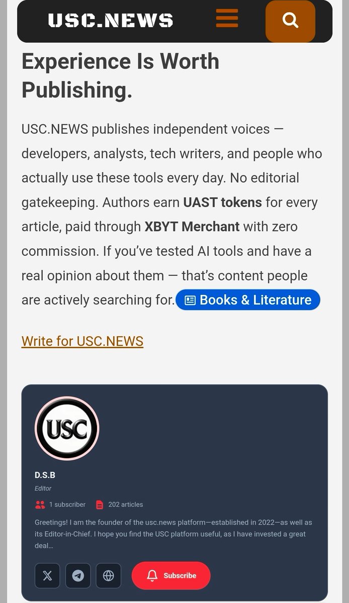 usc_uss's tweet photo. 🚀 Big update to author profiles on https://t.co/hiVKbNEey5 and https://t.co/Ida9TLhkhw:
• Enhanced E-E-A-T profiles
• SEO and indexing for author pages
• Author subscriptions
• Email digests
• Avatars and social media links
• Enhanced business profiles

#SEO #EAT #Business https://t.co/ip5yuinLX1