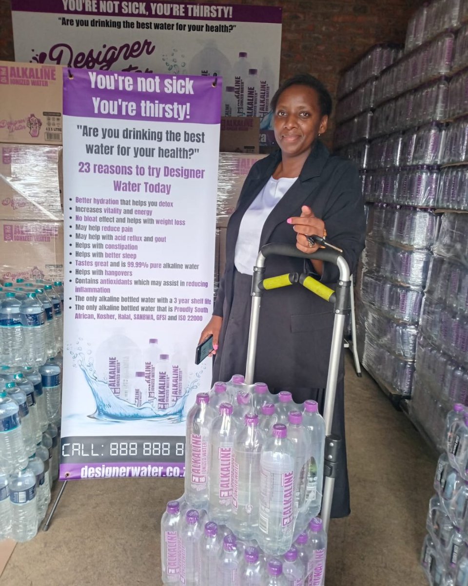 Designer_Water's tweet photo. Welcome Cindy to the team in Alberton! 💧 We’re so happy that you’ve joined and can’t wait to see your journey unfold. 🌟
Become a Waterpreneur today: https:https://t.co/BaxrwIE5dU 
#Waterpreneur #DesignerWaterSA https://t.co/ASMkf9YiTT