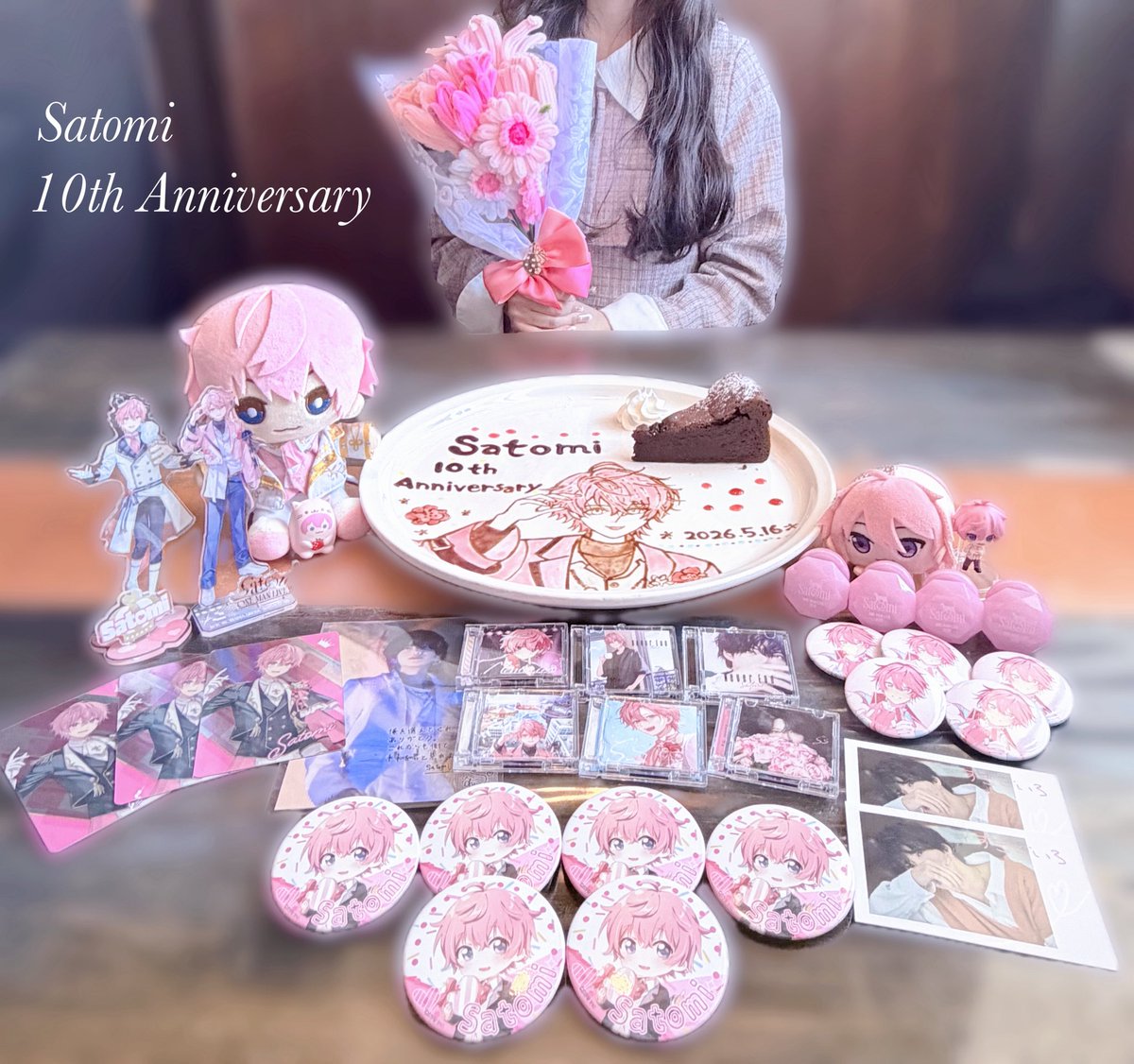 yuzuka_niya's tweet photo. 𝟐𝟎𝟏𝟔.𝟓.𝟏𝟔~𝟐𝟎𝟐𝟔.𝟓.𝟏𝟔
.⋆𝜗𝜚 .𝐒𝐚𝐭𝐨𝐦𝐢 𝟏𝟎𝐭𝐡  𝐀𝐧𝐧𝐢𝐯𝐞𝐫𝐬𝐚𝐫𝐲.⋆𝜗𝜚

さとみくん活動10周年おめでとうございます🐱♡
 #さとみくん 
 #さとみくん活動10周年 https://t.co/aGZraBT8nY