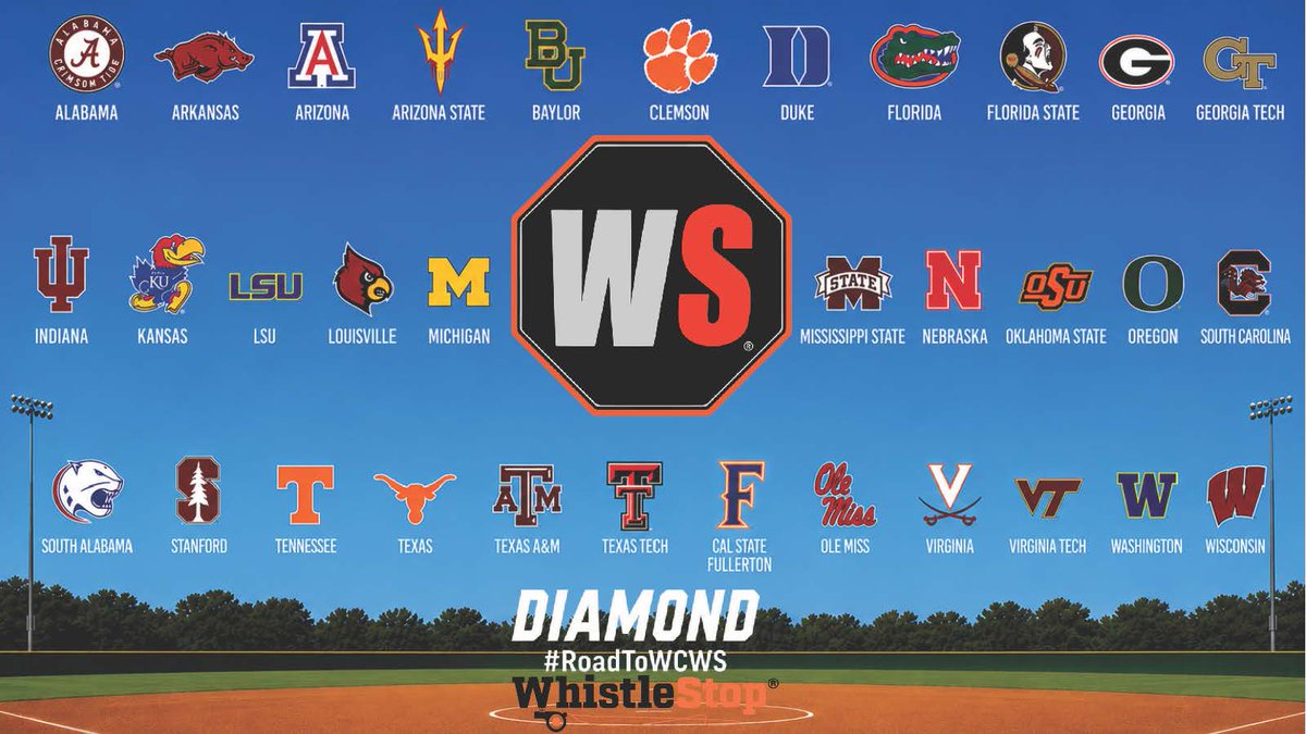 GP_WhistleStop's tweet photo. Happy first day of Regionals to all of our outstanding clients who made the NCAA Tournament! We are proud that more than half of the tournament field utilized WS Diamond during the regular season, and that we will be in use at 15 of the 16 NCAA Regional sites! https://t.co/v5sLMYXpRF
