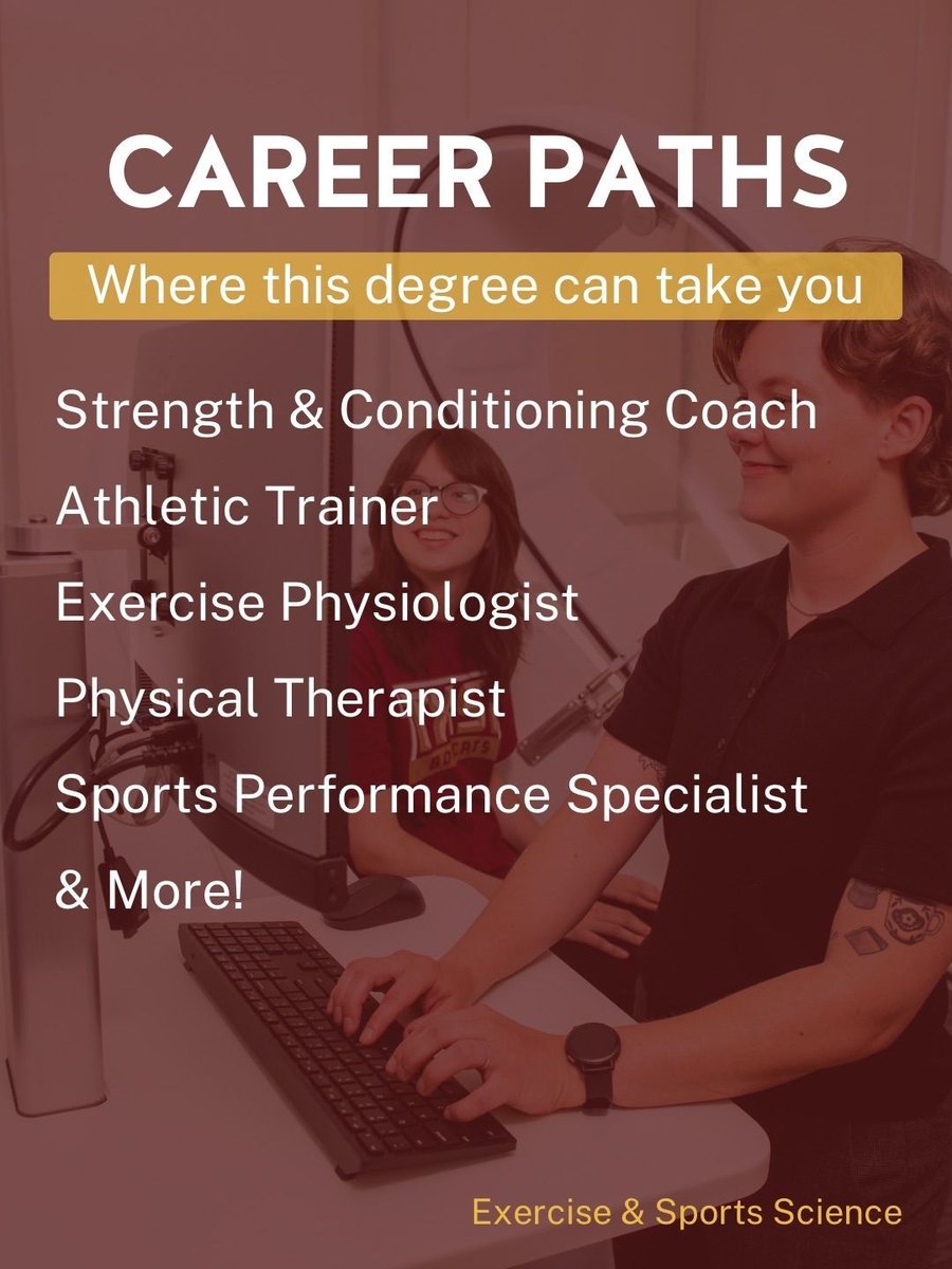 TXSTLocal's tweet photo. Train for a career built around movement, performance, and recovery 🏃‍♂️💪

Start at @collincollege and earn your @txst Exercise &amp; Sports Science degree closer to home.

📧 txstlocal_collin@txstate.edu
🔗 link in bio

Think Global. Stay Local.

#txst #exerciseandsportscience https://t.co/TM4RNXbddU