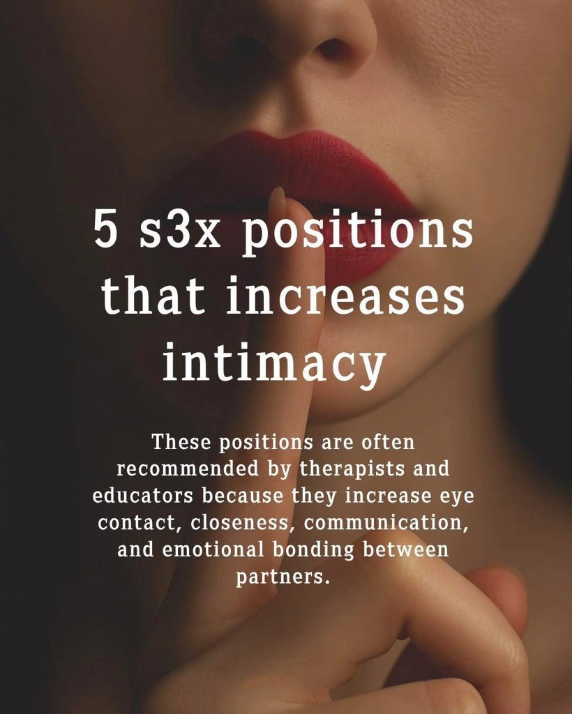 HardlyLoose's tweet photo. 5 S.3.x positions that increase intimacy 

Thread 🧵 https://t.co/8r2SeAPTib