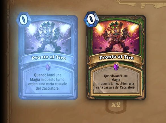 project_hs_ita's tweet photo. The week is coming to an end and we haven’t found any new localization errors. So we’re revisiting an old one!

The Hunter spell 'Lock and Load' exists in two versions (GT and CoT), but even though the text is exactly the same, in italian the formatting is different. https://t.co/06OE0a78wV