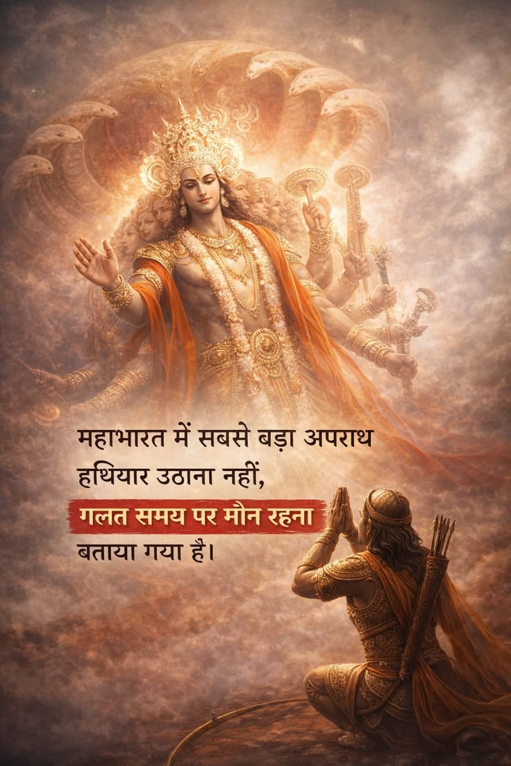 SeemaNature's tweet photo. @charamshukh क्रोध भी उचित है जहां धर्म और न्याय कमजोर पड़ रहे हों।

मैं कभी बेवजह क्रोध नहीं करती।
क्यूंकि अत्यंत सीधे सरल भी नहीं रहना चाहिए।
और अधर्म के प्रति आंख मूंद लेना भी उचित नहीं।
क्रोध भी उचित है अगर उद्देश्य अच्छा हो।

ये मेरा अपना विचार है।🙏

जय महाकाल 🙏 🚩 https://t.co/tero6jZtgr