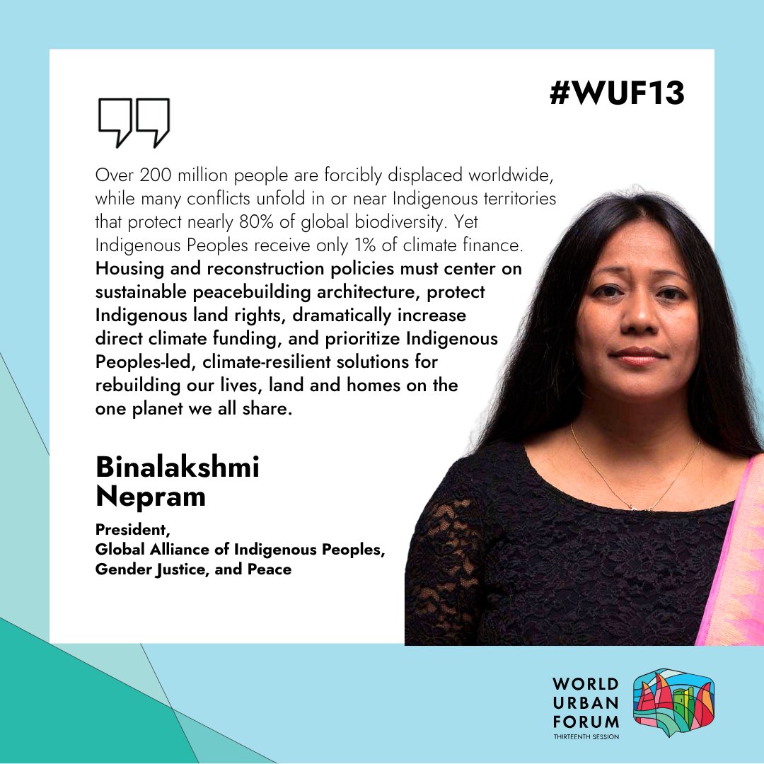 WUF_UNHabitat's tweet photo. 💬 How can we work together to deliver housing for all?

Ahead of #WUF13, stakeholders are sharing perspectives and ideas helping shape the global conversation on housing and inclusive urban futures.

👇 Thread 1/2 https://t.co/CYTf5kAO1R