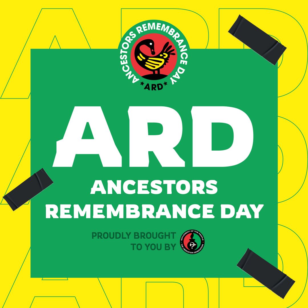 MOVEMENTOFTHEP1's tweet photo. The Spirit Lives On. 🕯️ This August, we honor our ancestors, their stories, their strength, their legacy. 
Through memory and culture, we move forward as one. Liberation generation. 
#ARD2025 #RememberTheirStories #HonorOurRoots #LiberationGeneration https://t.co/ATX3KsU5s1