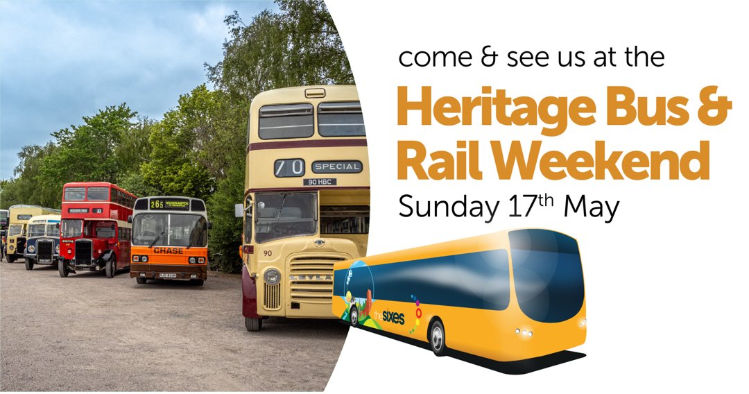 trentbartonland's tweet photo. Not had chance to see one of our newer buses for the sixes?  

We’re heading to the Heritage Bus & Rail Weekend at Quorn & Woodhouse this Sunday 17 May 🚍

With over 50 heritage and modern buses on display, it’s the perfect day out for transport fans.

Come say hello to some of our friendly drivers, explore our shiny 'the sixes' buses up close, and even get your name in lights on the destination screen!

https://t.co/EYWwVxDk77

See you there! 💛

Can’t make it this weekend? No problem, we’ve got lots more exciting events lined up all summer long.