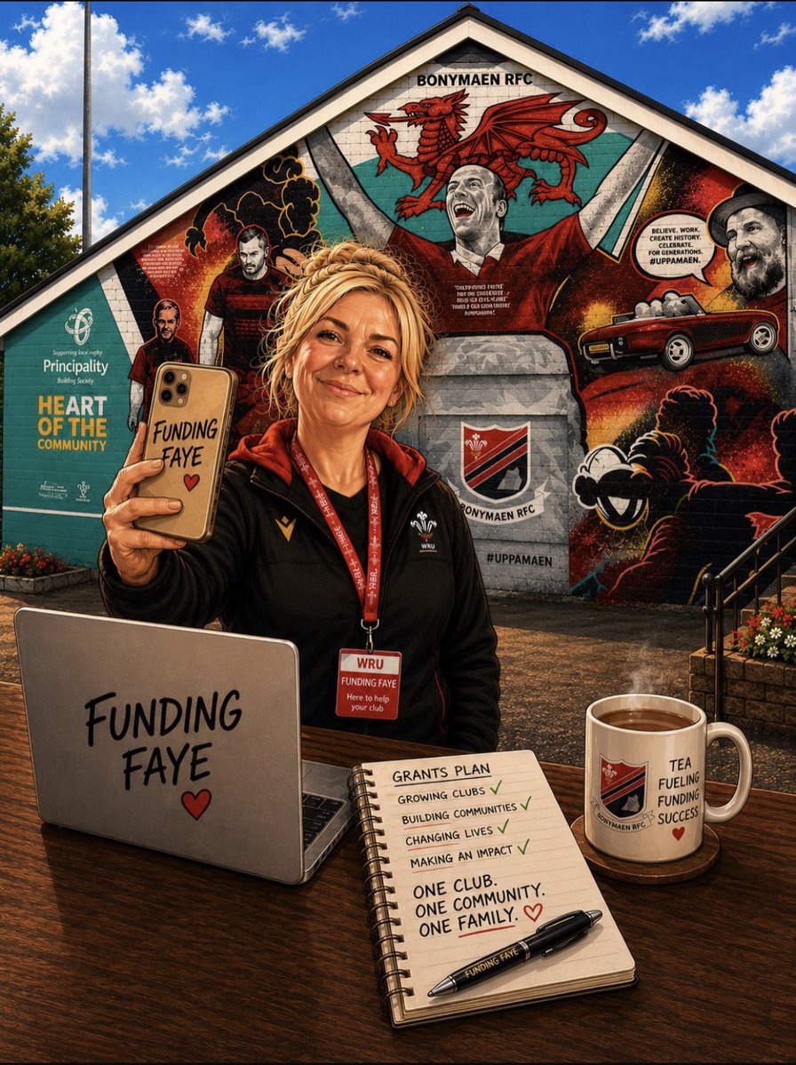 ExBonyRFC's tweet photo. Many Thanks To @fayedavies29 Great Work Again, From All Of Us at @Bonymaenrugby ❤️ @WRU_Community https://t.co/JyhAIs7l7g
