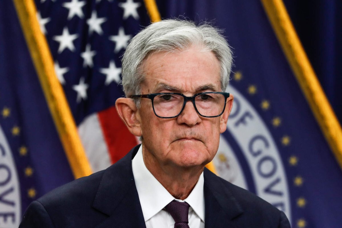 TheBlocktoApp's tweet photo. BREAKING 🇺🇸: After serving 3,018 days as Fed Chair, Jerome Powell’s term officially comes to an end today. https://t.co/8EXKbTATss