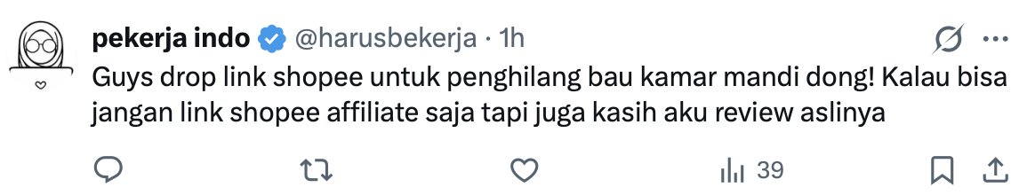 pekerja indo tweet media