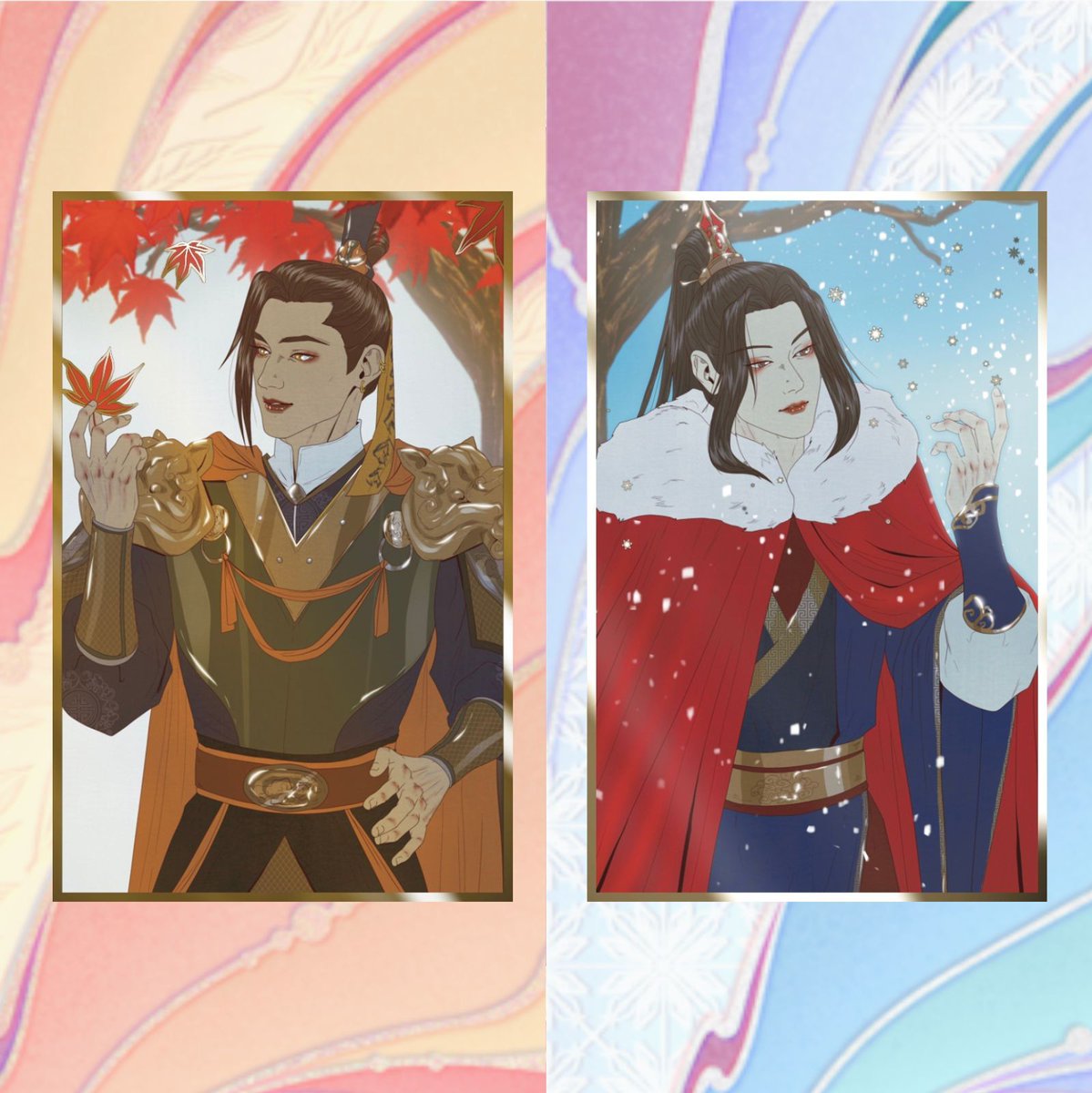FQMerch's tweet photo. It's #Fengqing Friday! Preorders for the Autumn Days, Winter Nights merch box are open!🍂❄️ Here's a look at our showstopping joint bundle, which comes with all the autumn and winter merch, PLUS an exclusive pin and photocard set! Get yours here: https://t.co/SnwHEjMvKL
#tgcf https://t.co/SPqbBB8Pe0