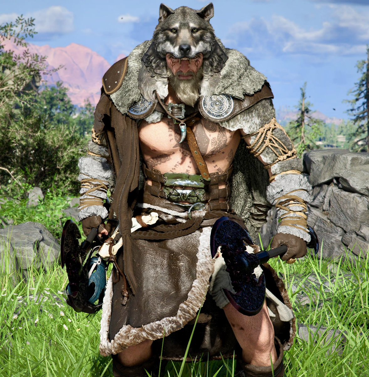 TheLordMarvel's tweet photo. Rocking that berserker drip in Valhalla and Crimson Desert https://t.co/wBBn12PTFY
