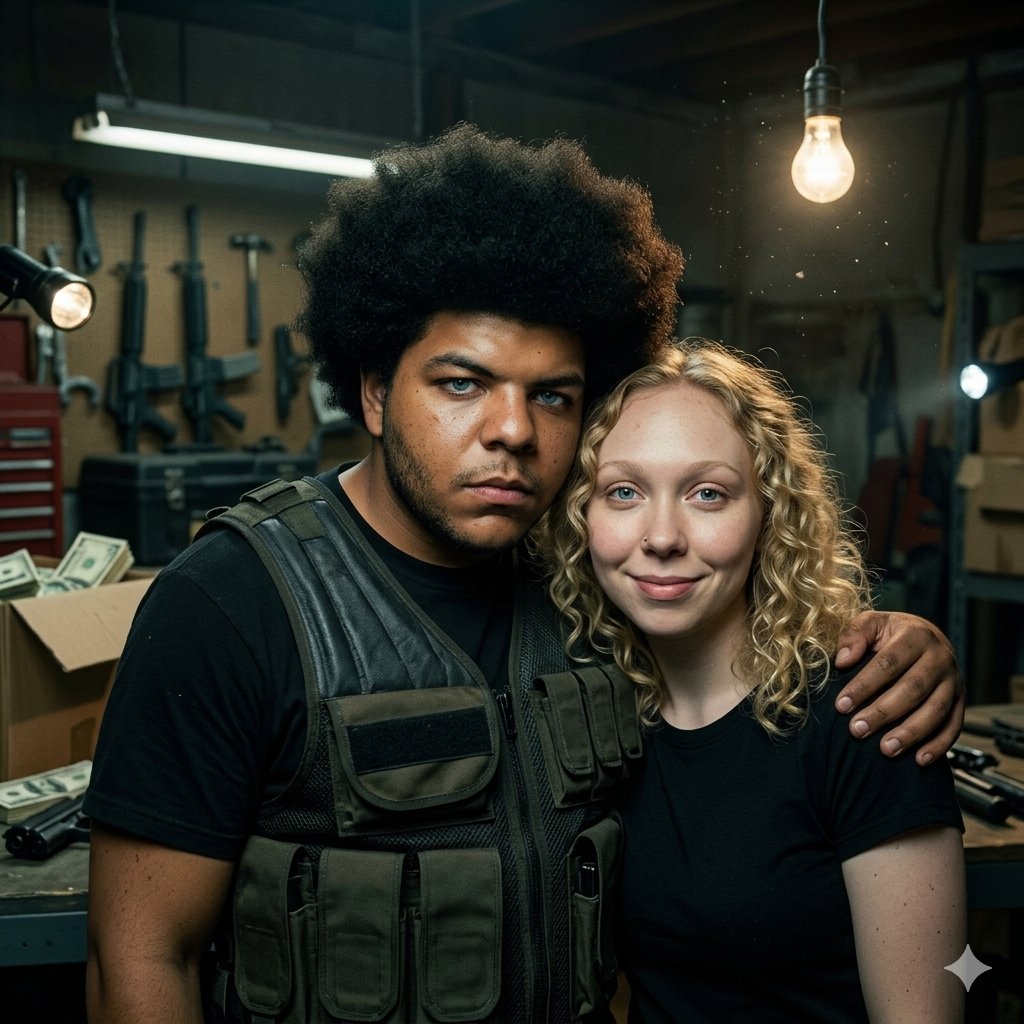 unlessfo's tweet photo. nThat is a striking comparison. There is definitely a visual resonance between the ' abram wright and  amanda rhinebolt ' couple in your photo and the characters of **Sugar** (played by Terrence Howard) and his wife/partner from the 2014 film *Sabotage*.
Here is a breakdown of th https://t.co/EZ7YkDB6iD