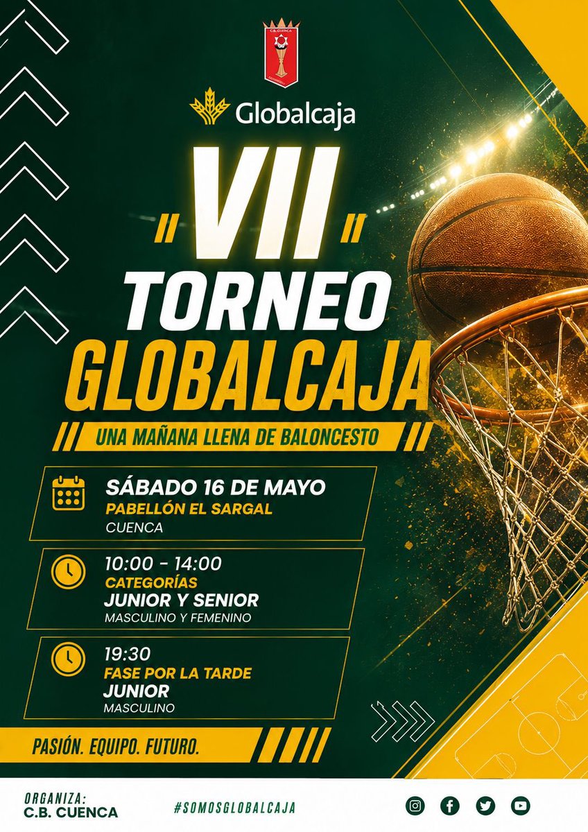 CB Globalcaja Cuenca tweet media