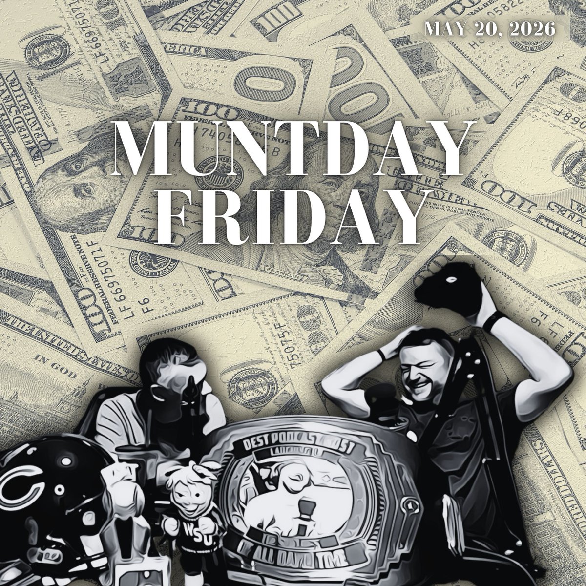 LOTSidelines's tweet photo. It’s Muntday Friday!!! Comment your suggestions for next week’s episode, and if we like it, we will give you a shoutout. This episode will feature the JP &amp; Scotty again. Enjoy your weekend, and keep on laughing, assholes! https://t.co/CCcI53Zz4t