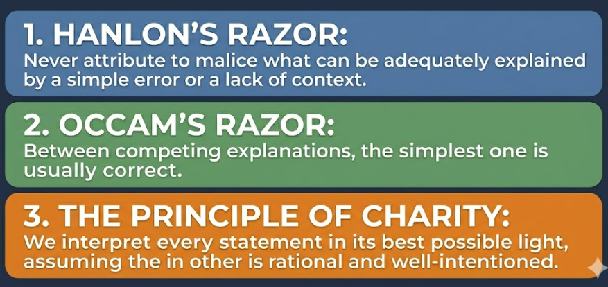 imallag's tweet photo. High-agency teams don't have time for the friction of misinterpretation. 

At Mira, we treat communication as an engineering problem, using these mental razors to shave off unnecessary drama and stay rooted in execution https://t.co/wNCxDf2Svh