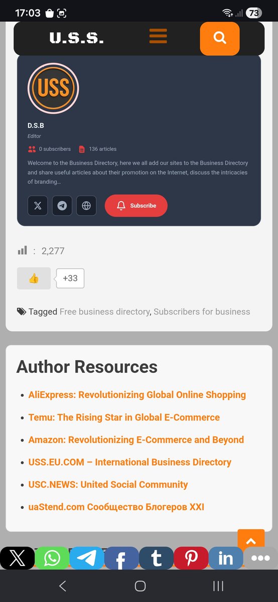 usc_uss's tweet photo. 🚀 Big update to author profiles on https://t.co/hiVKbNEey5 and https://t.co/Ida9TLhkhw:
• Enhanced E-E-A-T profiles
• SEO and indexing for author pages
• Author subscriptions
• Email digests
• Avatars and social media links
• Enhanced business profiles

#SEO #EAT #Business https://t.co/ip5yuinLX1