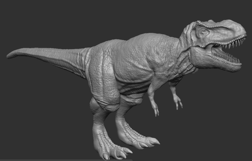 kou9746's tweet photo. 恐竜一体目作成中。
#Zbrush https://t.co/i2WeuQErIP