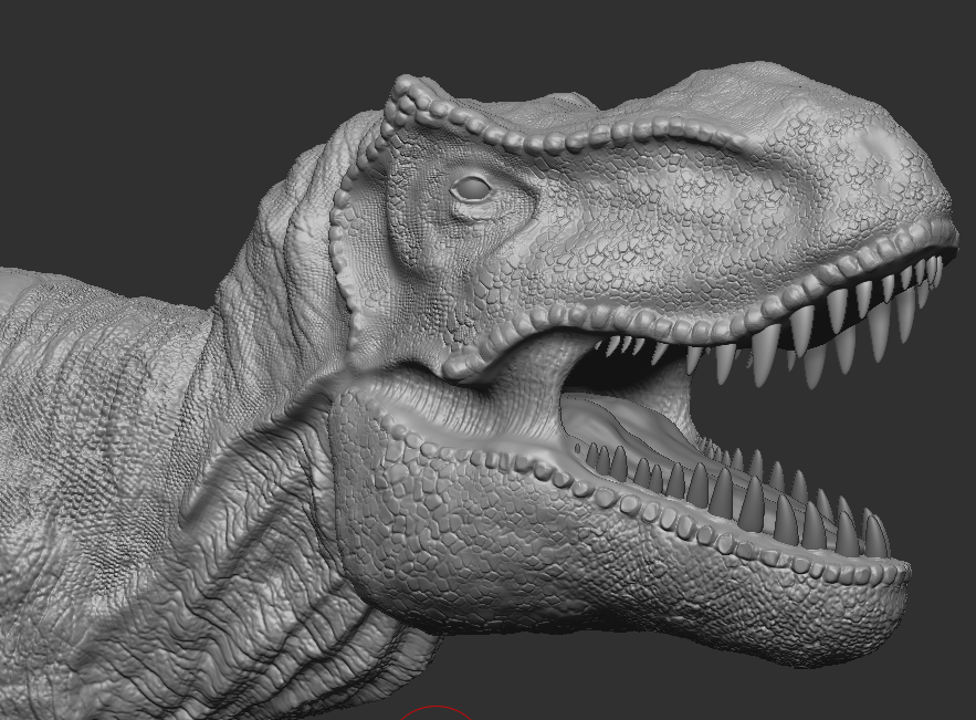 kou9746's tweet photo. 恐竜一体目作成中。
#Zbrush https://t.co/i2WeuQErIP