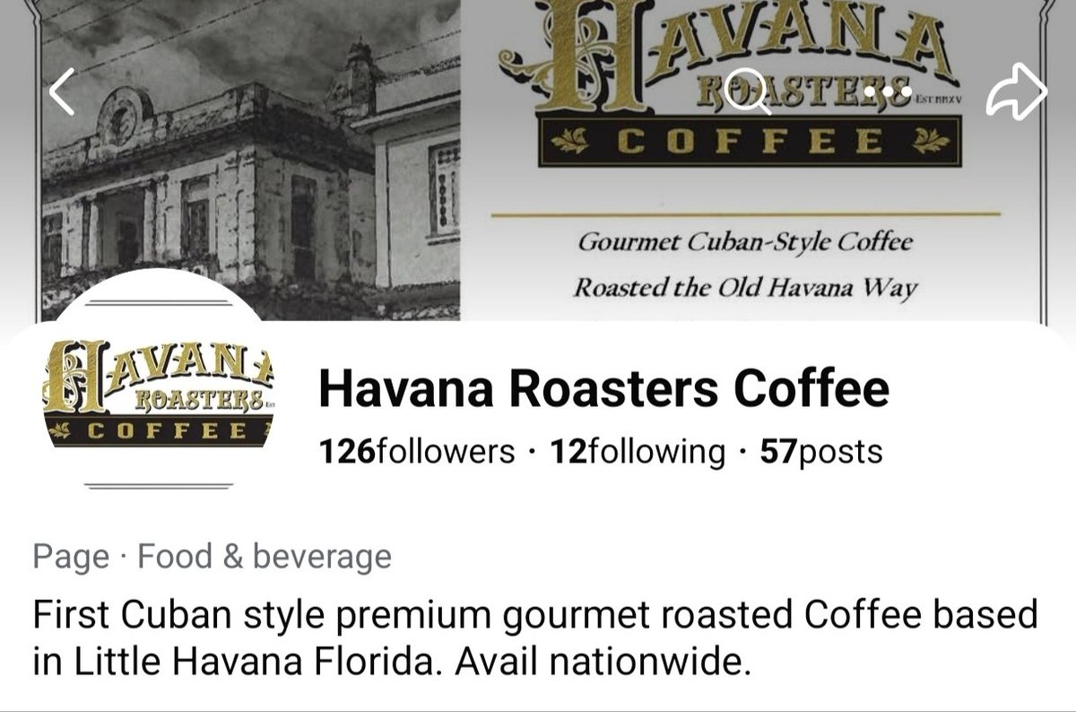 HRCcoffee's tweet photo. $THRC - Havana Roasters Coffee

We're now on Facebook

https://t.co/4oCyHj98Bd https://t.co/vxWxEEHhAA
