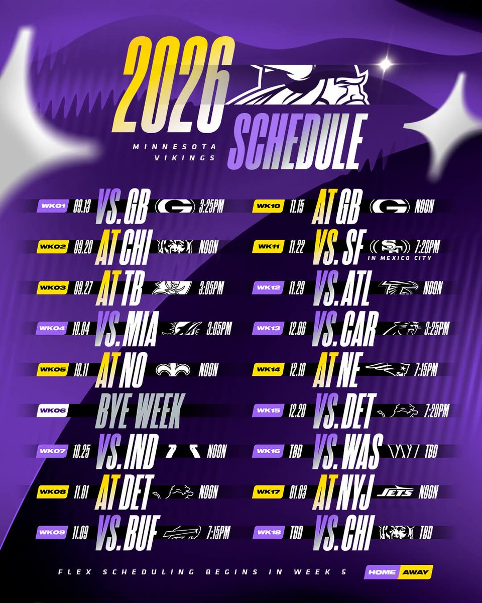 Skol_VikingsMex's tweet photo. En próximo días daremos a conocer el partido donde realizaremos la tercera invasión a Minneapolis! Recuerden que todo se organiza con el club, por ello, podemos bajar al terreno de juego!
#vamosvikingos 🔥 #micasaessucasa
#skoool 🤟🏻💜🏈
#skolvikingsméxico 🇲🇽 https://t.co/zY5mj9UaTM