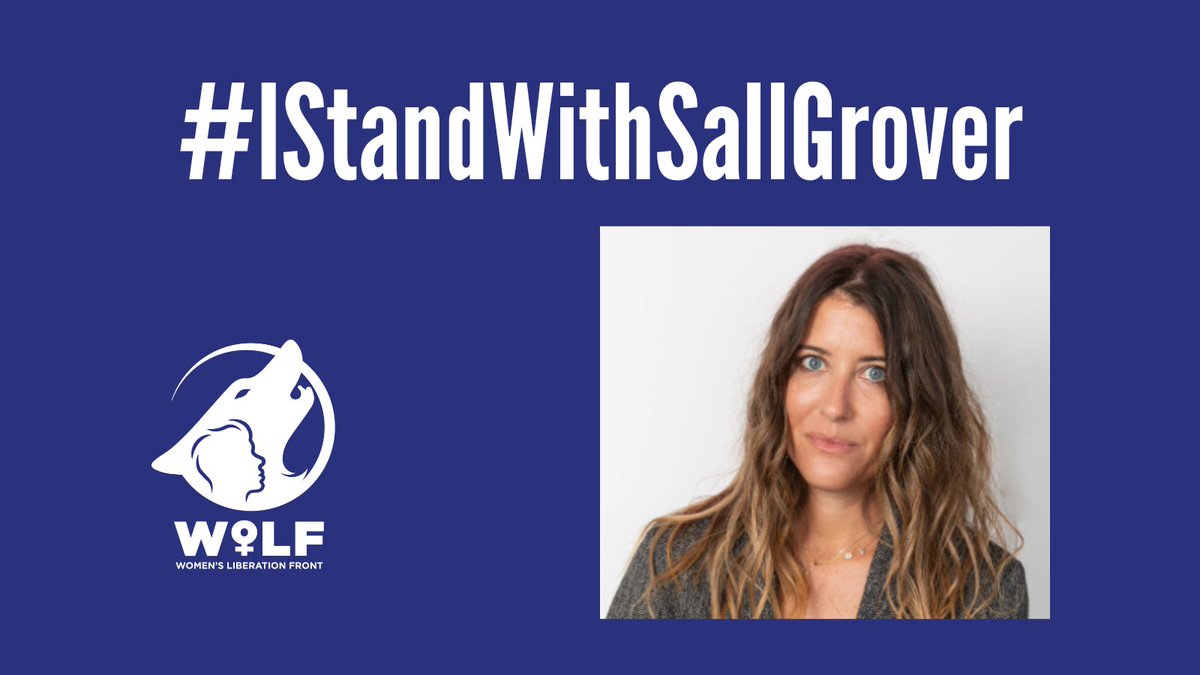 WomensLibFront's tweet photo. #IStandWithSallGrover https://t.co/HFoiXv8yLr