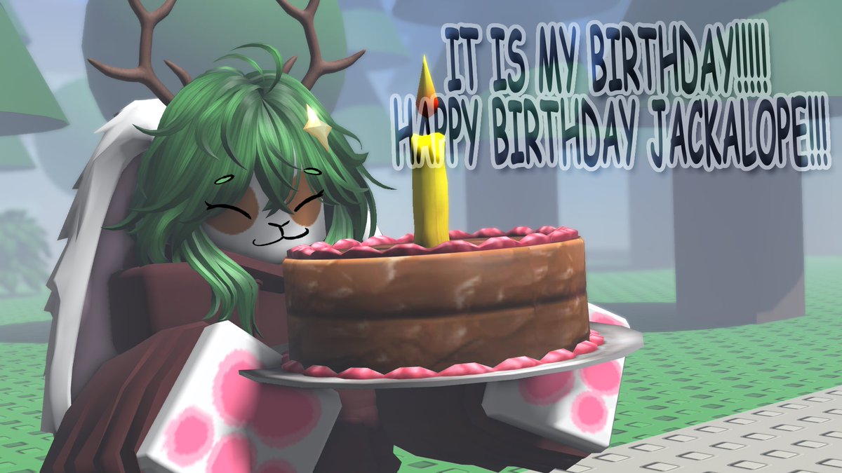 Tazzy__101's tweet photo. PROPER POST-
IT IS MY BIRTHDAY TODAY AND I SHALL BE TAKING OVER THE WORLD!!!!!!!!!!
#ROBLOX #robloxrender https://t.co/F6Of9AohBJ