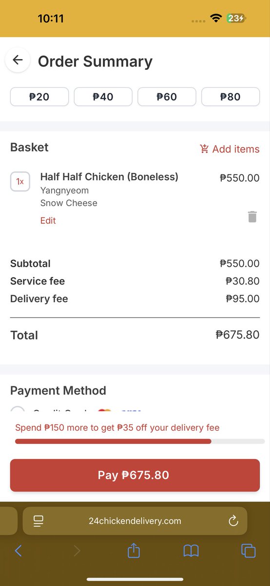 _ewanko_'s tweet photo. Anyone know how to cancel 24chicken order? Wala kaming telephone. More than 2hrs pala ang hintayan 🙃 ang mahal na nga ng delivery fee https://t.co/mvteLx4wZn