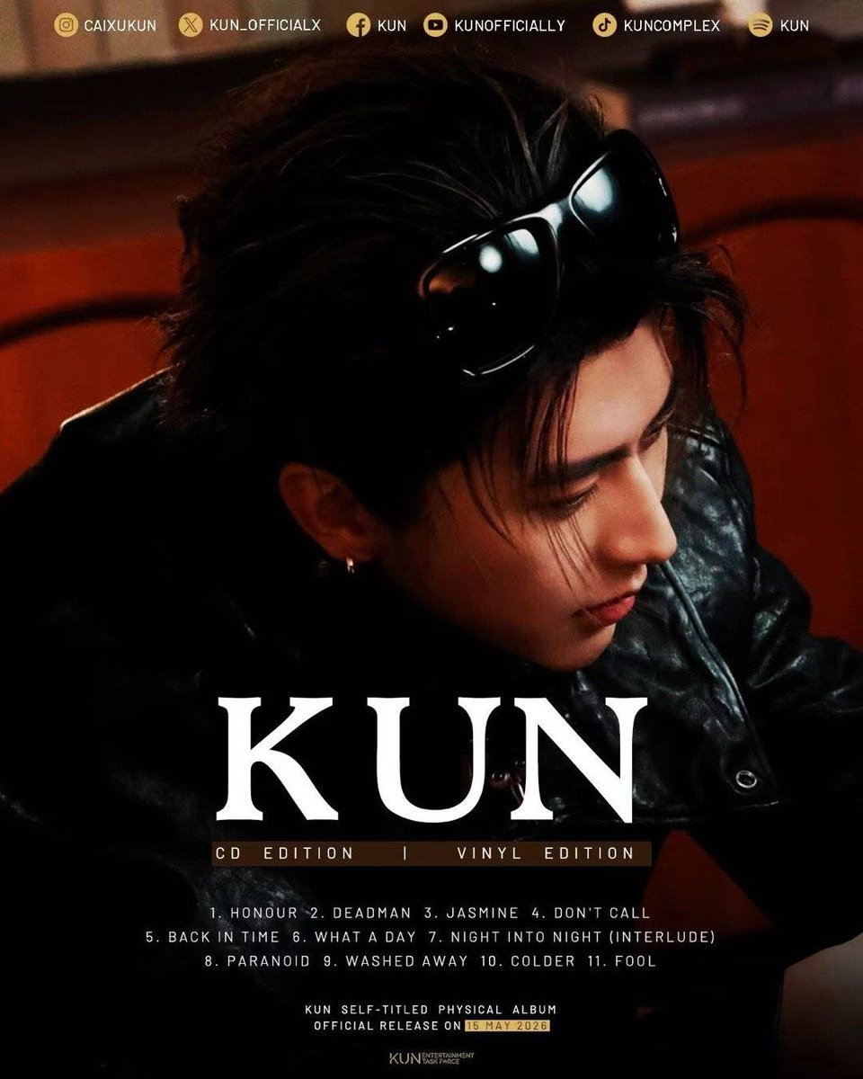 Hui080200's tweet photo. New album KUN records Cai Xukun's musical dreams.

KUN physical album
#KUN #caixukun #蔡徐坤 
@kun_officialx https://t.co/9dn1PHEE5H