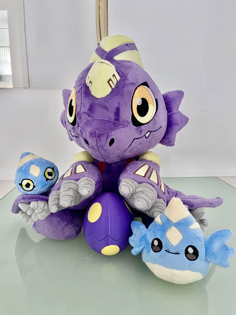 youzaiyouzai112's tweet photo. The plush toy of Monodramon made by my friend is now available for pre-order. Everyone is welcome to show your support. The purchasing method is in the comments section. https://t.co/SokPoSWc8R