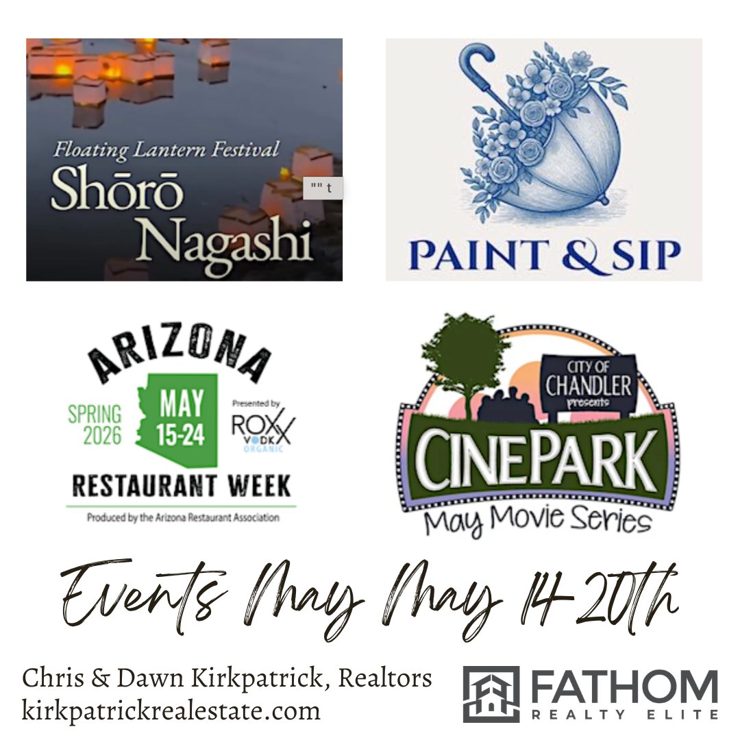 KirkpatrickTeam's tweet photo. ✨May Magic: Events You Can't Miss 🎶 for May 14-20 in the East Phoenix Region

https://t.co/yQ0DDGlGLb https://t.co/GDwCF0a1zX