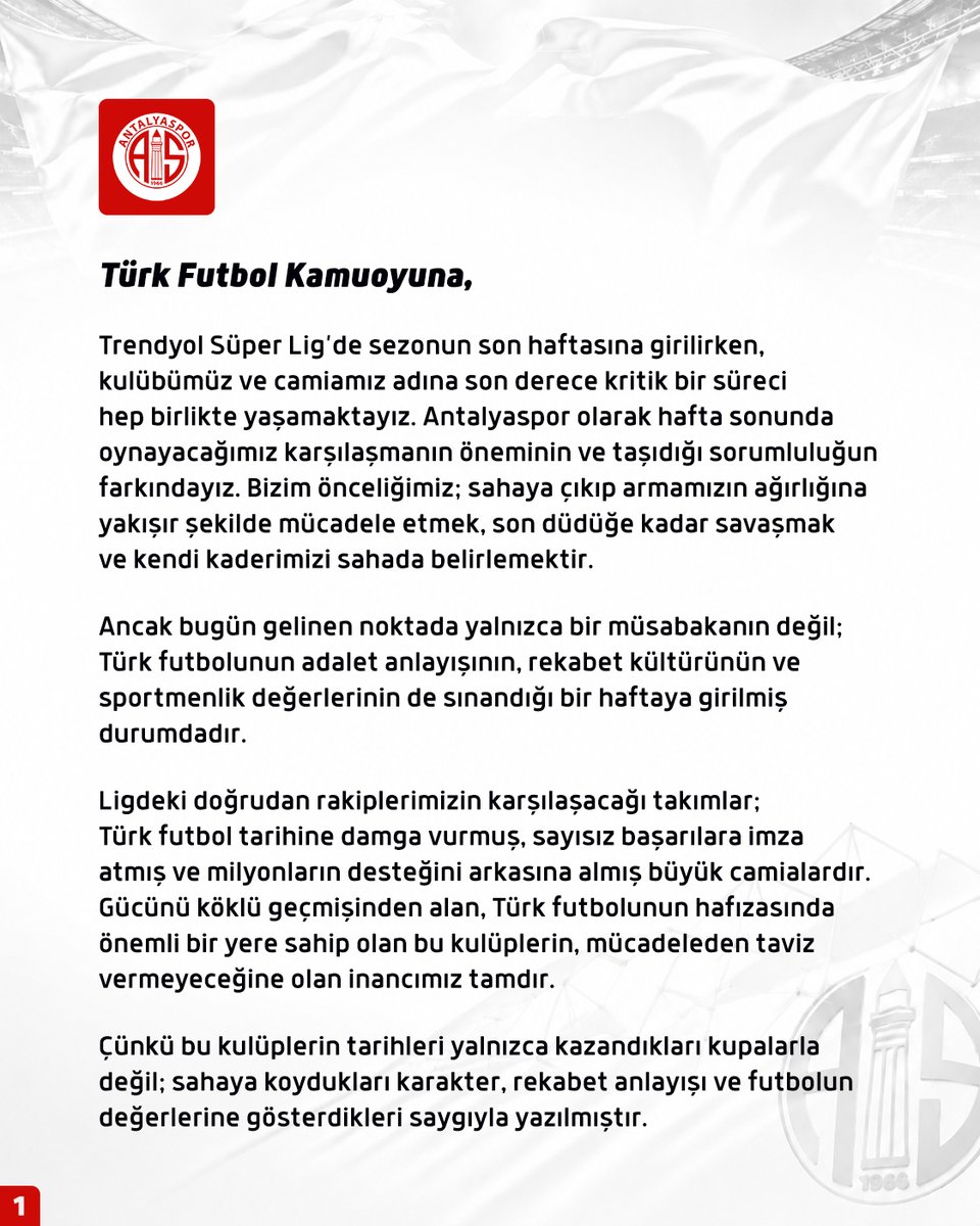 Hesap.com Antalyaspor tweet media