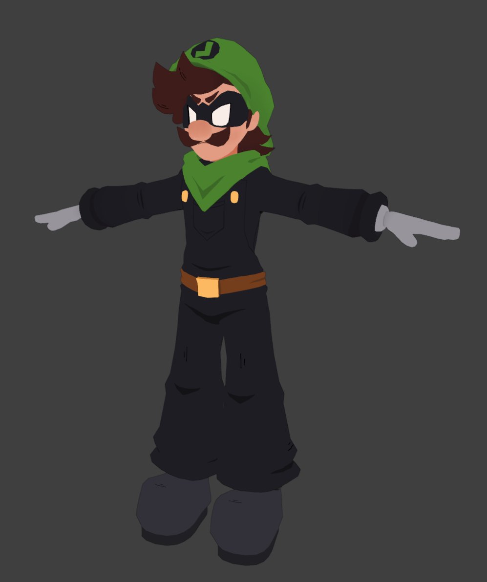 _LynnsSpace's tweet photo. Mr.L from Super Paper Mario! Link in the replies 

#VRChat #Superpapermario https://t.co/4RNTnHsCDk