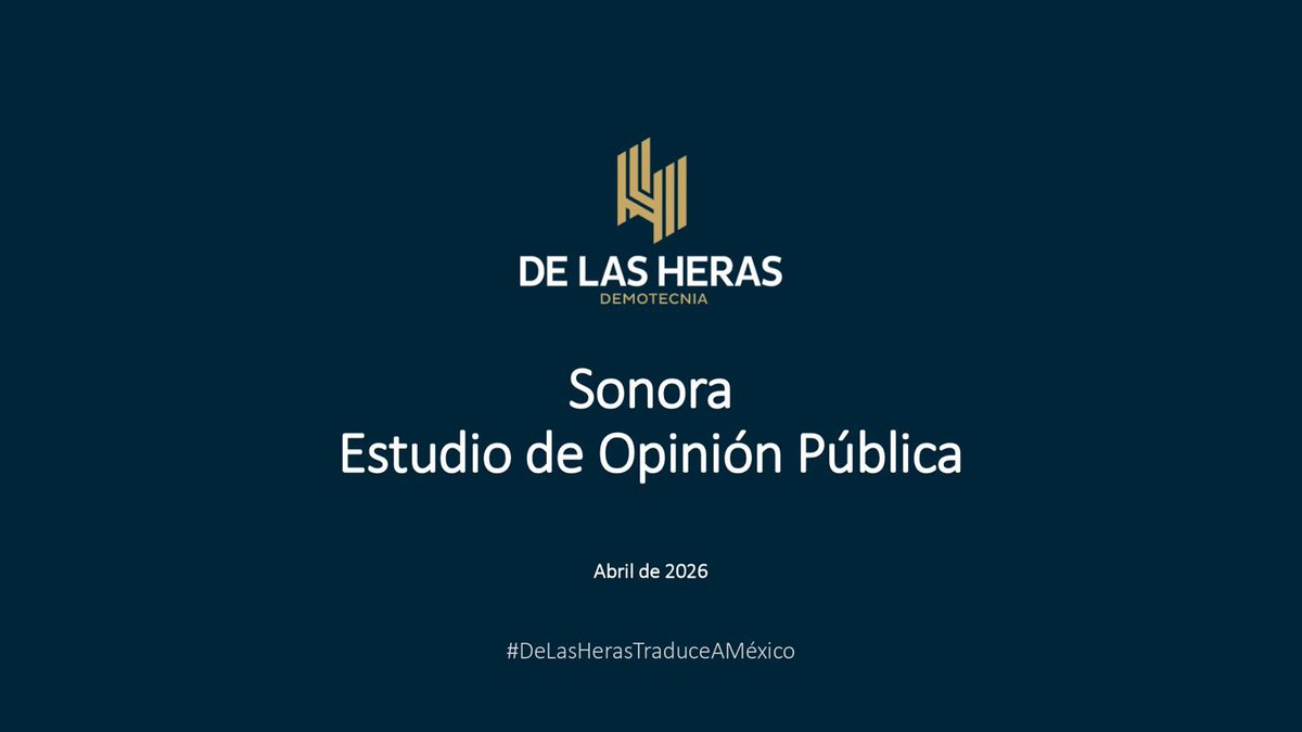 herasdemotecnia's tweet photo. Encuesta Sonora Abril 2026 

#DeLasHerasTraduceAMéxico #encuestas #sonora #mexico https://t.co/sBTDqjYiM7