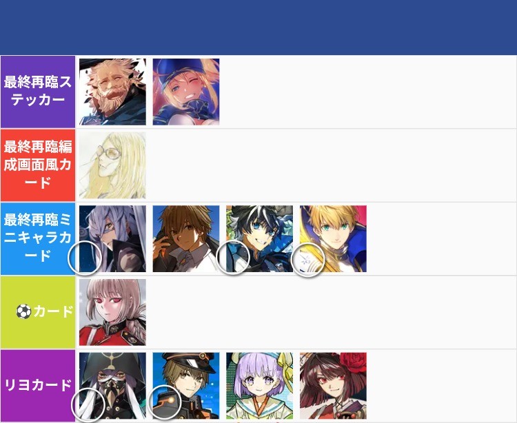 交換・譲渡】FGO 野球 サッカー 最終再臨ミニキャラカード【求】画像➀