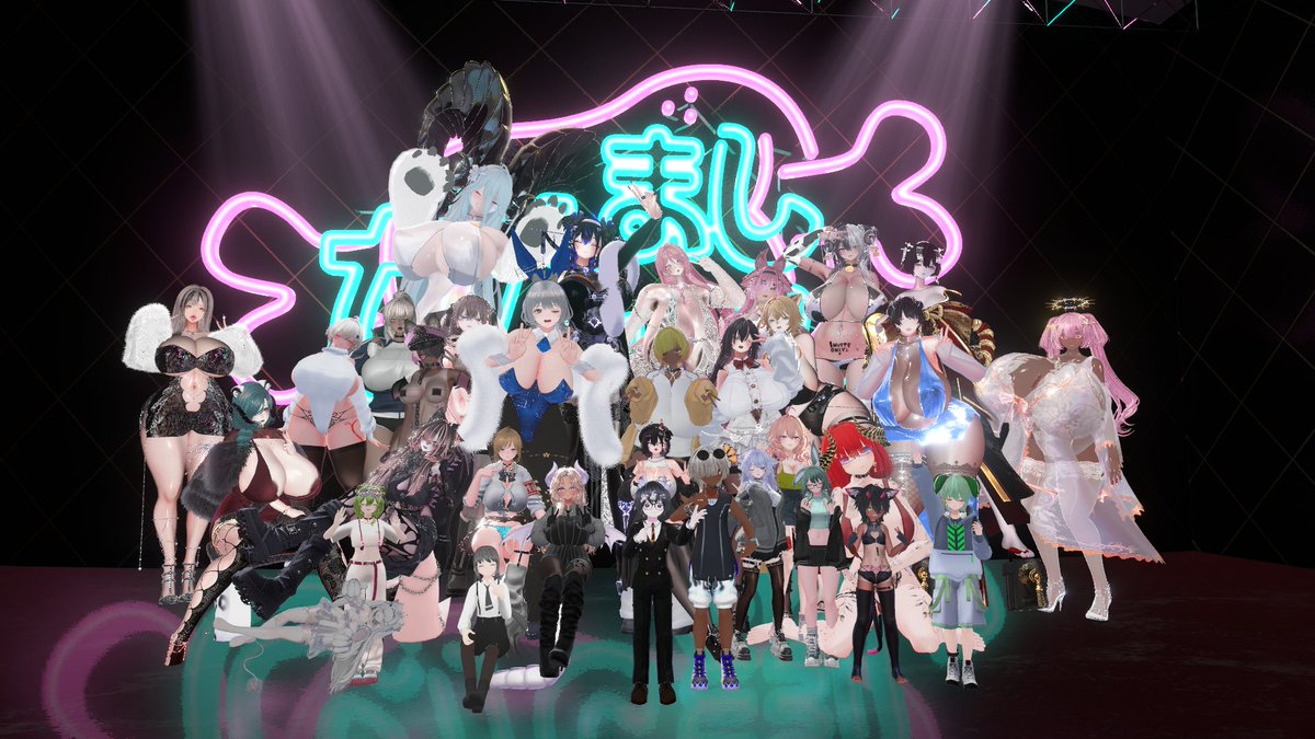 gameImageHappa's tweet photo. 今日は「ぜんましまし」というイベントに遊びに行きましたマン。
「デカおね」に囲まれることができるとウワサだったんですが…

凄かった……すごかった…
いやあの　すごかった…

いや
あの
凄かった…………！！！！！！！！！！
#ぜんましまし https://t.co/0EDxgSxuva