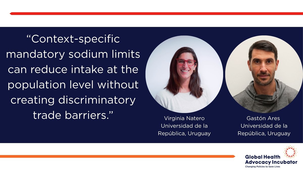 IncubatorGHAI's tweet photo. This #SaltAwarenessWeek, we're amplifying research from @virnatero, Gast��n Ares and colleagues &amp; @Udelaruy colleagues debunking a top industry myth: mandatory salt reduction targets don't violate trade rules. https://t.co/Jy357P22L5