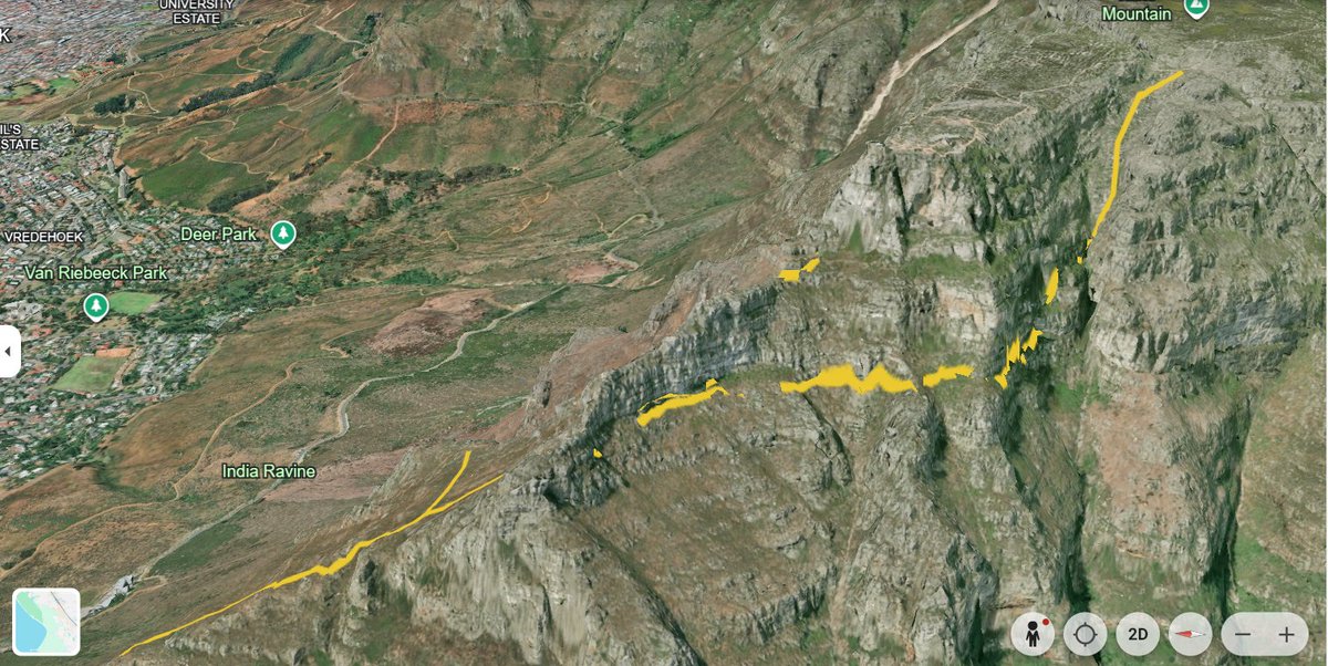 TableMountainNP's tweet photo. The affected route is indicated in yellow on the attached map.

We kindly request all visitors to make use of the alternative hiking trails on Table Mountain during this period.

We apologize for any inconvenience caused and appreciate your understanding and cooperation. https://t.co/nUN70Y79er