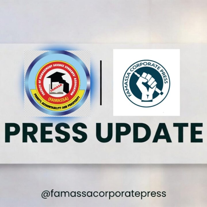 FAMSSACORPRESS's tweet photo. 🚨 URGENT INFORMATION 🚨

All students offering CEM 207 and IRM 427 are hereby informed to report to the CBE Centre immediately for their examination.

Kindly proceed to the venue now as the examination is ongoing.

Signed
FAMASSA Executives https://t.co/O55si9Fben
