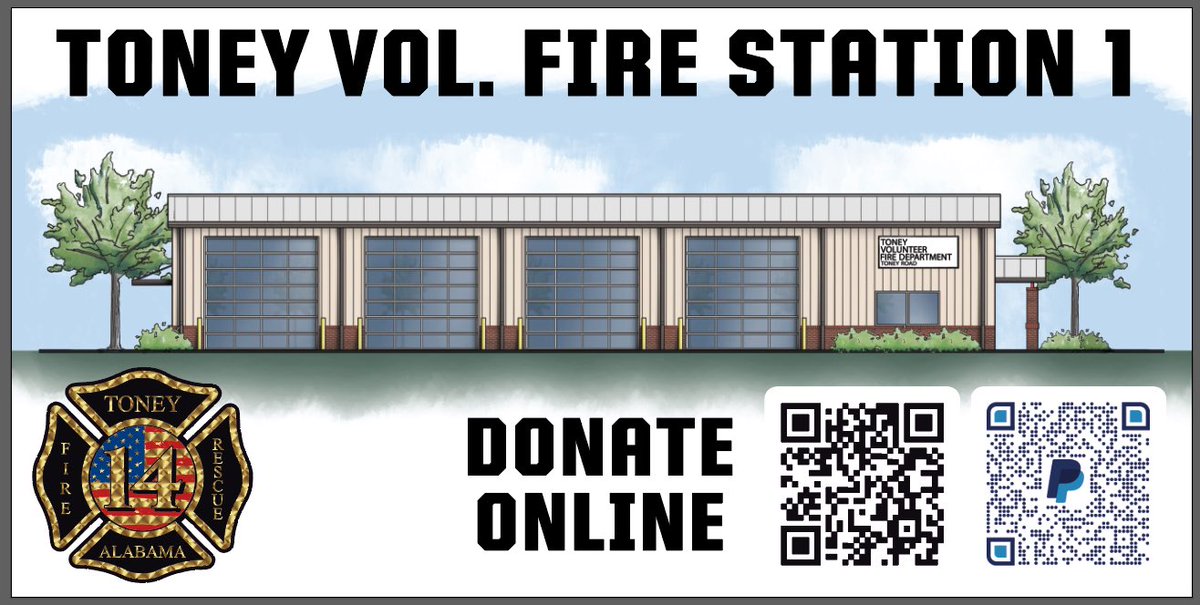 Toney_FD's tweet photo. Toney Volunteer Fire &amp; Rescue Secures $1.7 Million from the @USDA for New Fire Station. #toneyfire https://t.co/6RB3p69Hg2